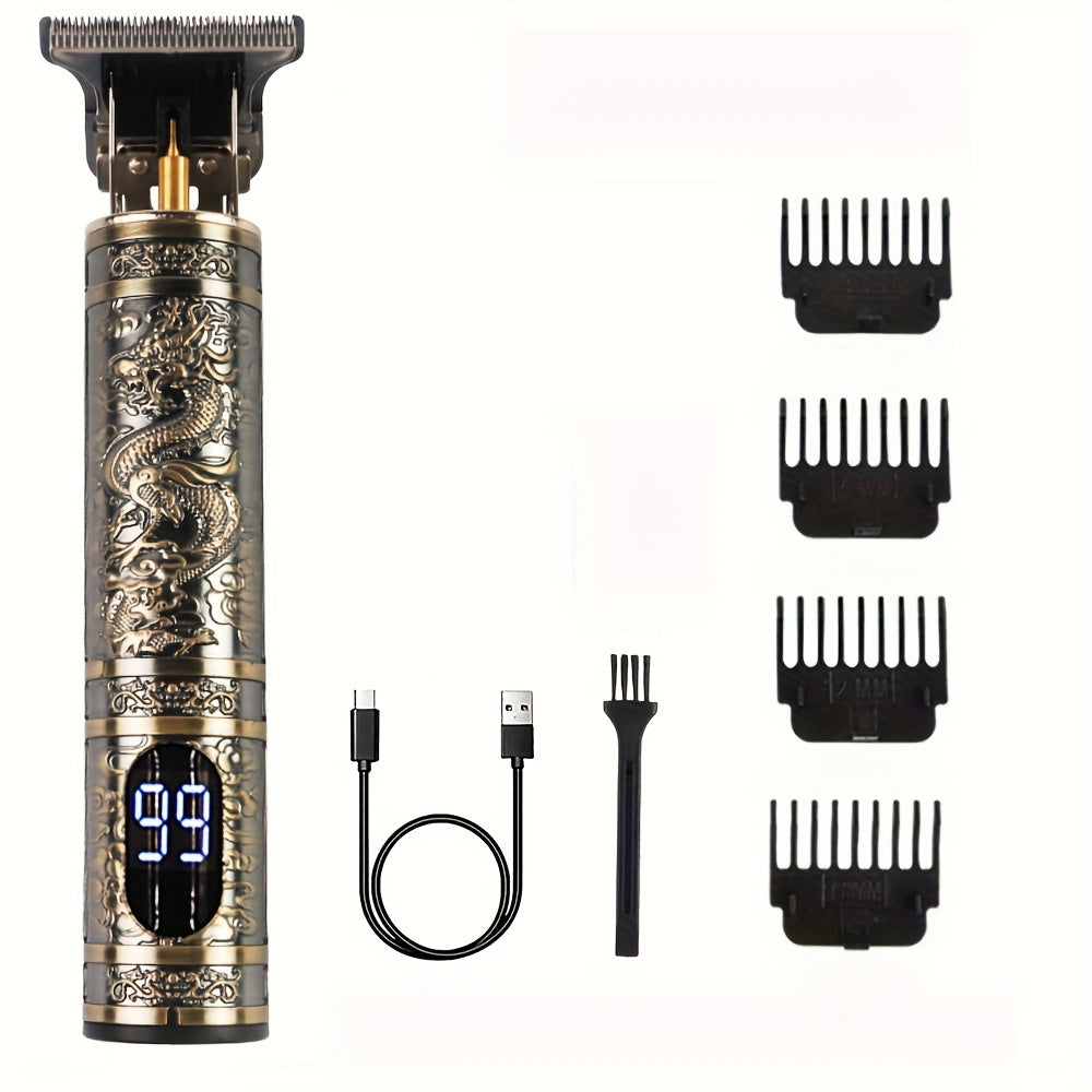 T9 Electric Hair Clipper Hair Cutting Machine Professional Men's Electric Shaver USB Rechargeable Barber Trimmer For Men Holiday Gift