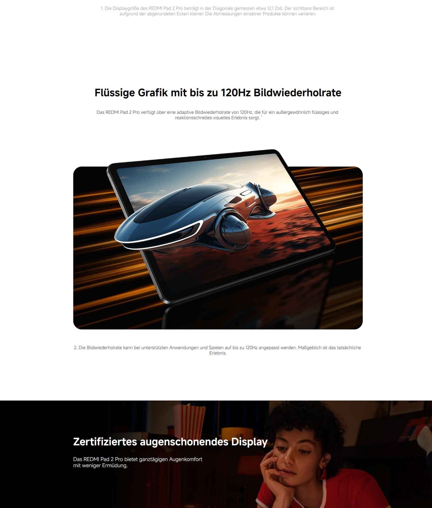 XIAOMI REDMI Pad 2 Pro, 6+128GB, 12.1 Inch, 2.5K, 120Hz Display, Huge 12,000Mah (Typ) Battery, 4Nm Processor, Graphite Gray