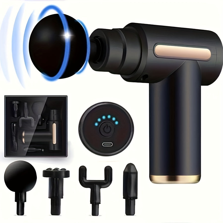 Powerful Professional Percussion Gym Sports Muscle Deep Tissu Fascia Mini For Neck Back Muscle Deep Vibration Relax Fitness Pocket Massage Gun