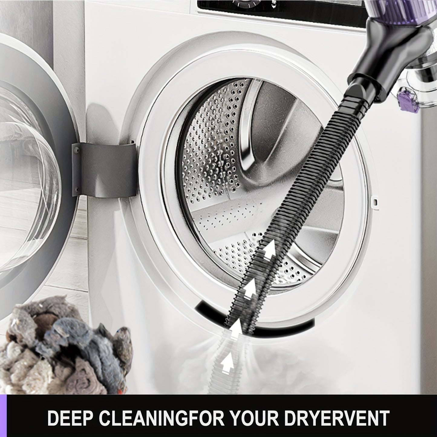 High Suction Home Cordless Vacuum Cleaner, 10-in-1 Multi-Purpose Cane Vacuum Cleaner, 45-Minute Range, 3 Suction Modes with Upgraded Green LED Lights And Tangle-Free Brush for Home, Hardwood Floors, Carpets And Pet Hair.