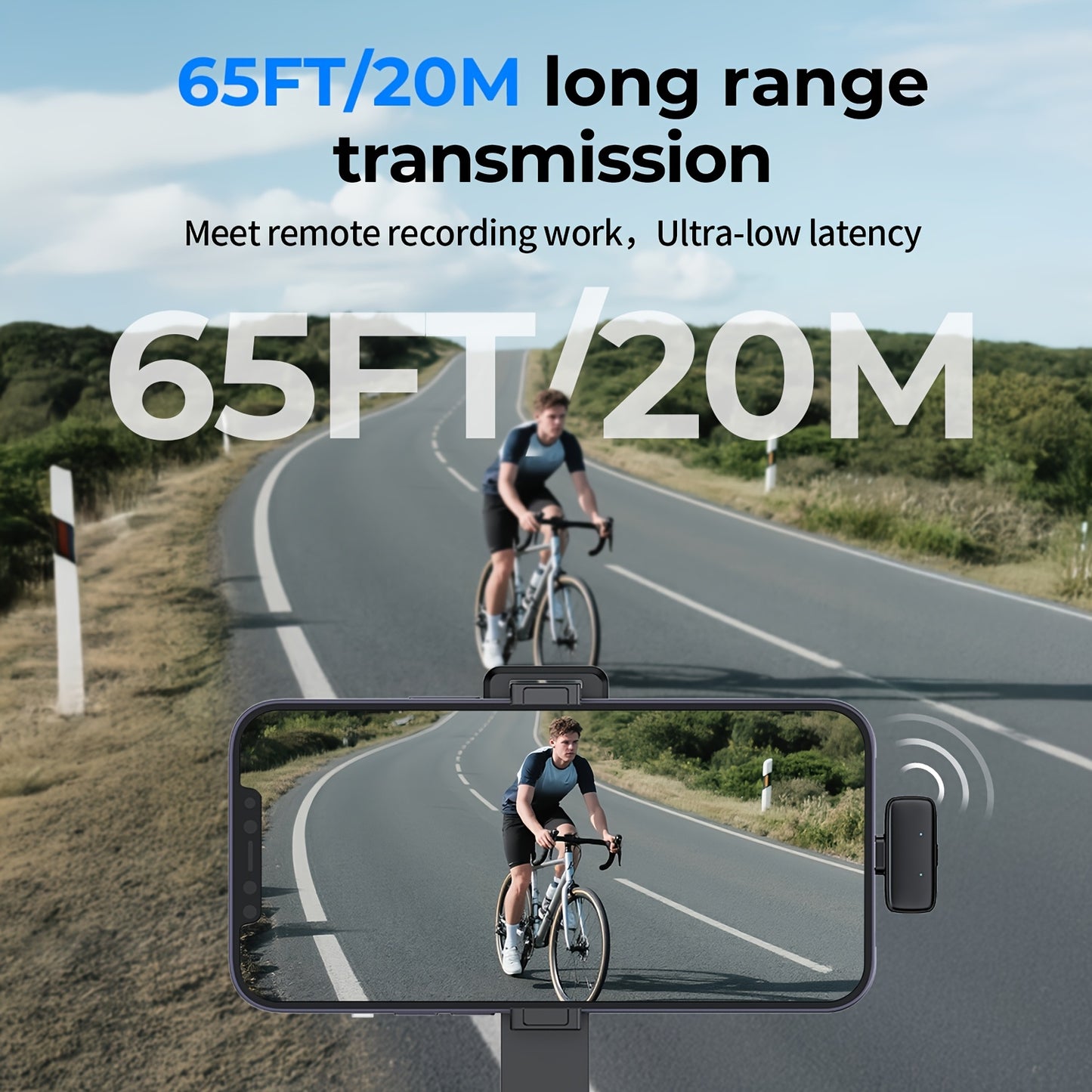 2 Wireless Lavalier Microphones with Charging Case - Clip-On, USB-C, 100°C High Sensitivity, 3.5mm Jack, Compact Design for Video Recording, Vlogging, Interviews, Streaming, Microphone for Phone, Vlogging Accessories, Modern