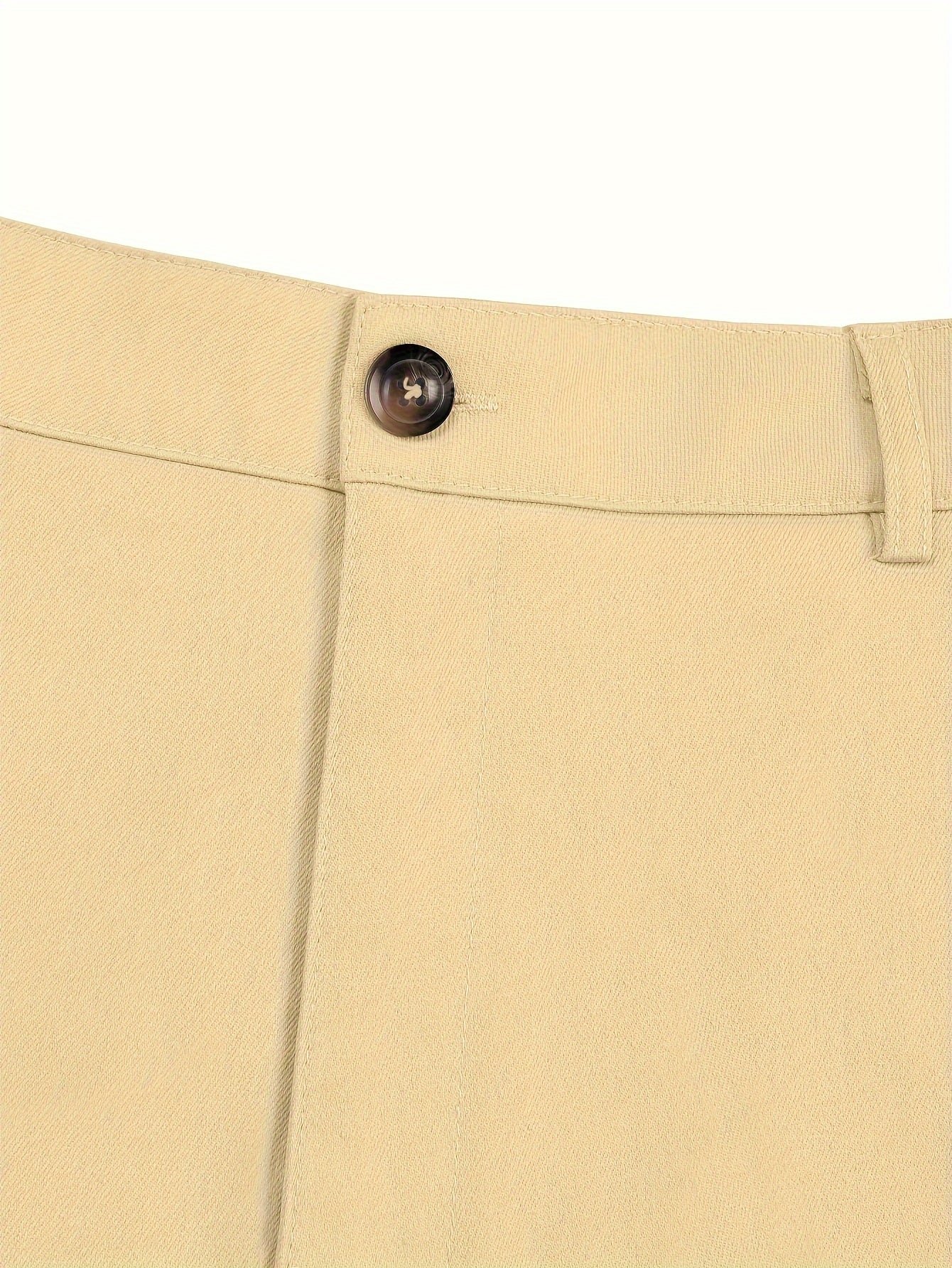 Classic Design Dress Pants, Men's Formal Solid Color Slightly Stretch Elegant Dress Pants For Spring Summer Business Banquet Dinner, Old Money Style