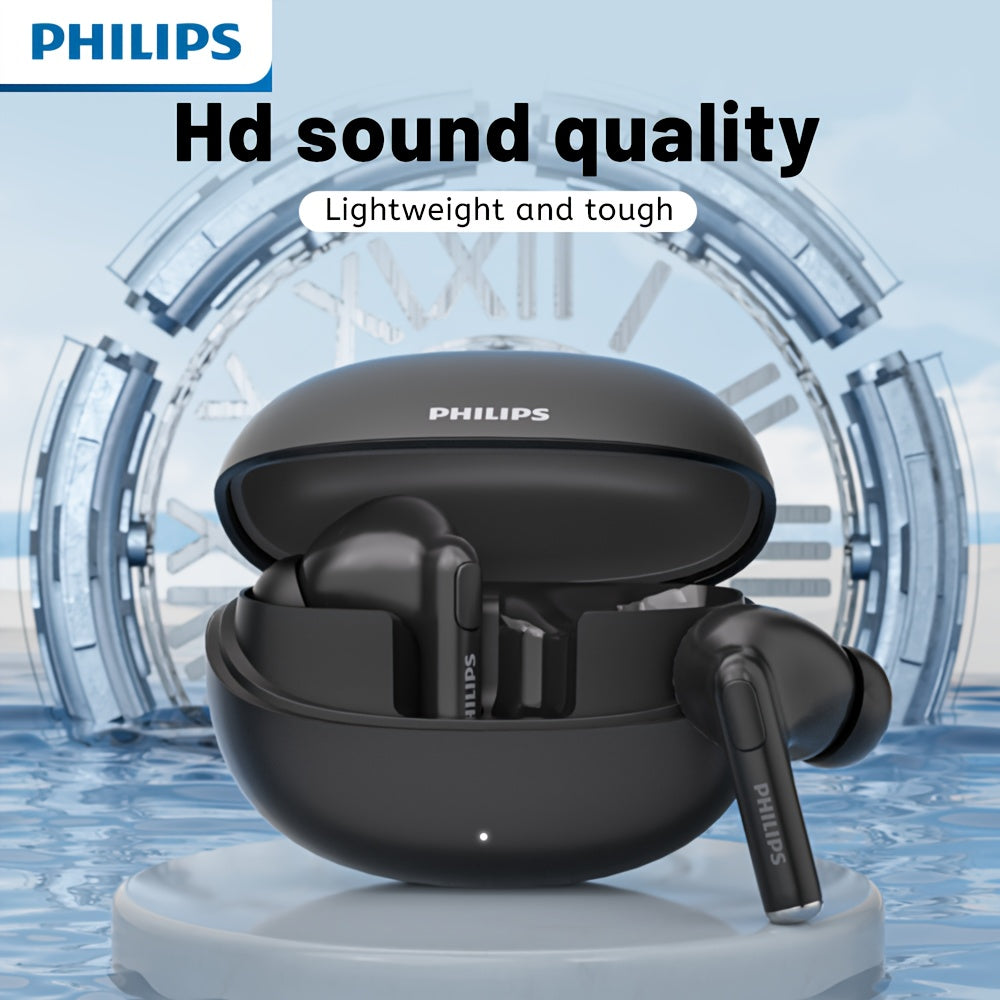 2025 New Philips Wireless Earbuds | Wireless Stereo, newly updated V6.0, Long Standby, Noise-Canceling, Comfortable Wear | Universal Fit, Latest Model