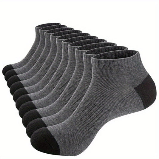 Meias Desportivas Masculinas 10-Pack – Conforto e Performance