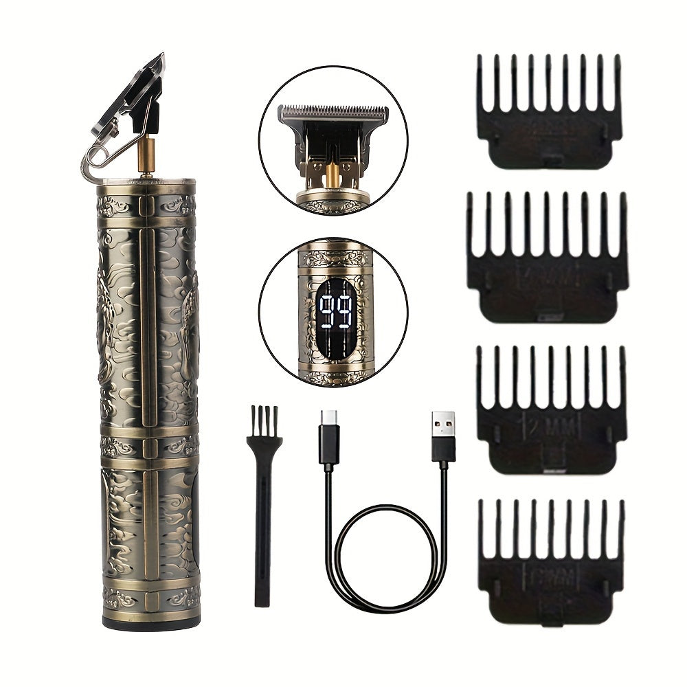 T9 Electric Hair Clipper Hair Cutting Machine Professional Men's Electric Shaver USB Rechargeable Barber Trimmer For Men Holiday Gift