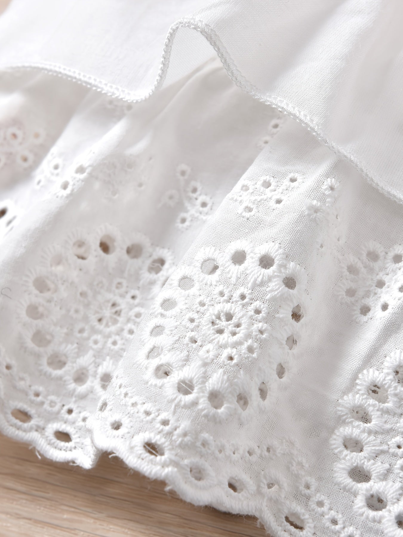 Cute Ruffle Lace Top & Check Shorts Two-Piece Set - White Blouse with Yellow Bow, Yellow & White Gingham Shorts, Perfect for Spring/Summer, Casual Playwear|Ruffle Detail Top|Nonstretch Fabric, for Outdoor