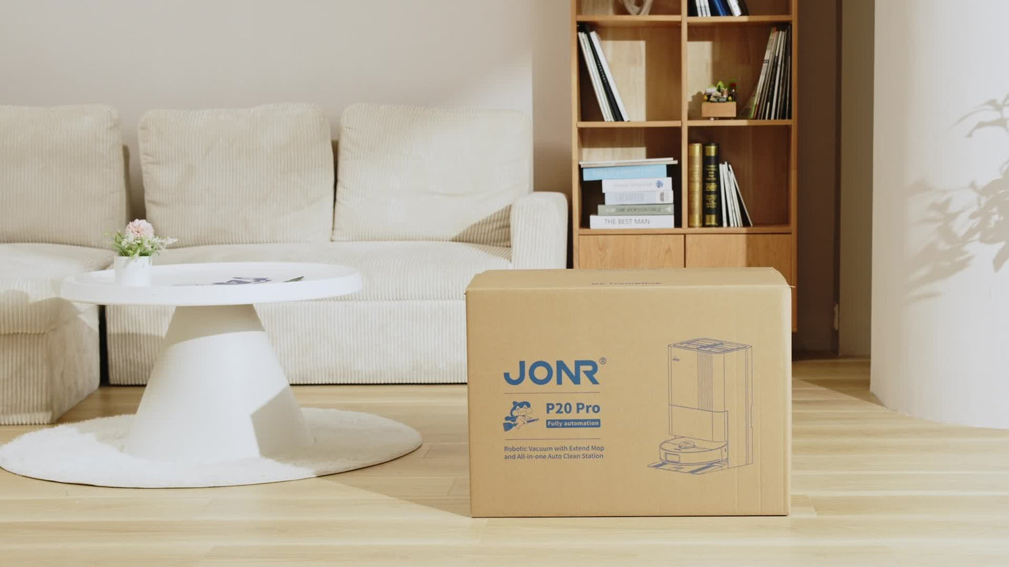 JONR Smart Sweeping Robot P20 Pro Fully Automatic Cleaning And Mopping Robot Halloween Christmas Gift Black Friday 10000PA