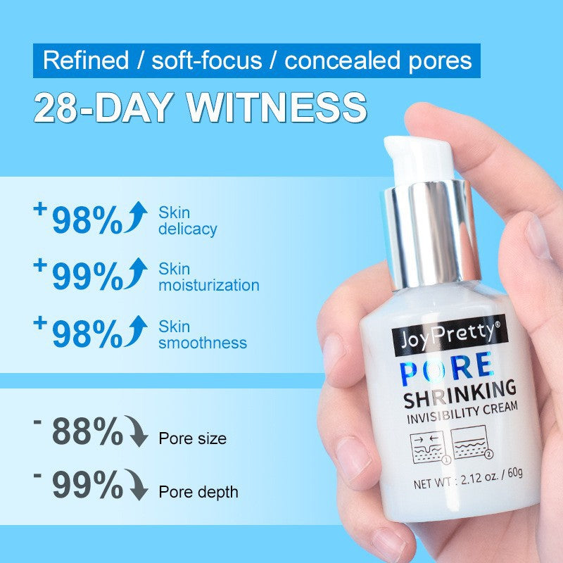 Pore Concealer Primer Cream, 2.12 Oz/60g, Moisturizing Makeup Base, Hides Pore Size & Depth, Enhances Skin Smoothness & Hydration