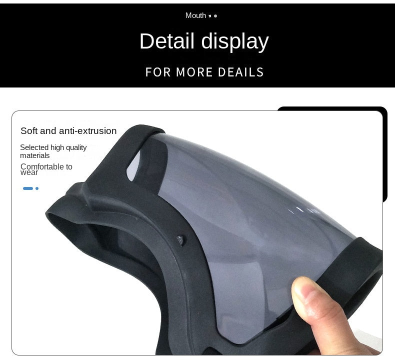 1pc Work Protection Mask, Transparent Facial Protector Face FaceMask, Protective Outdoor Heating Home Kitchen Tools, Full Face Mask