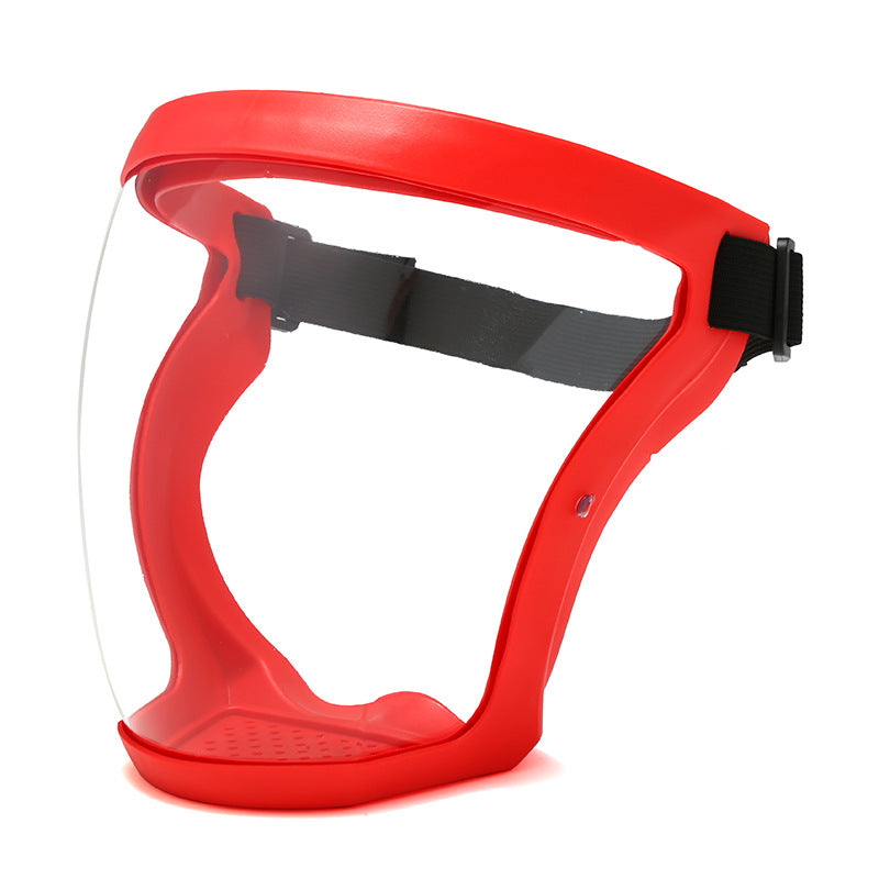 1pc Work Protection Mask, Transparent Facial Protector Face FaceMask, Protective Outdoor Heating Home Kitchen Tools, Full Face Mask