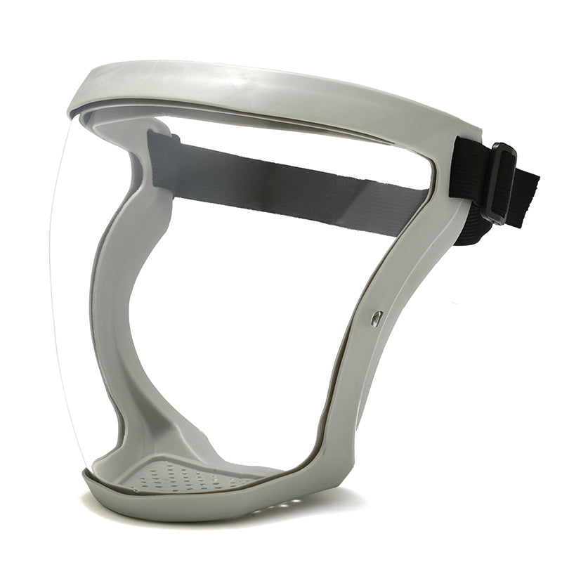 1pc Work Protection Mask, Transparent Facial Protector Face FaceMask, Protective Outdoor Heating Home Kitchen Tools, Full Face Mask