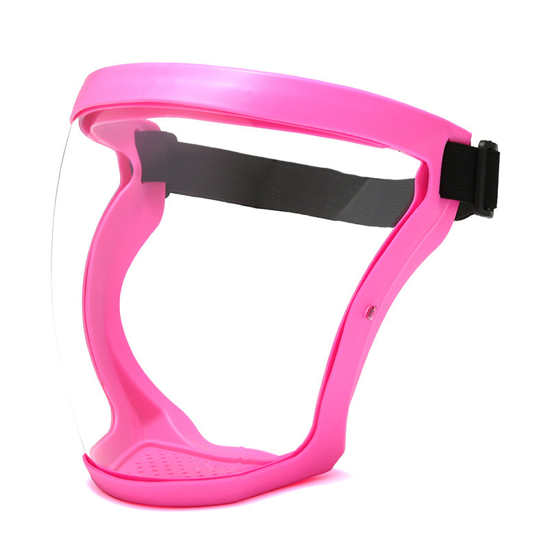 1pc Work Protection Mask, Transparent Facial Protector Face FaceMask, Protective Outdoor Heating Home Kitchen Tools, Full Face Mask