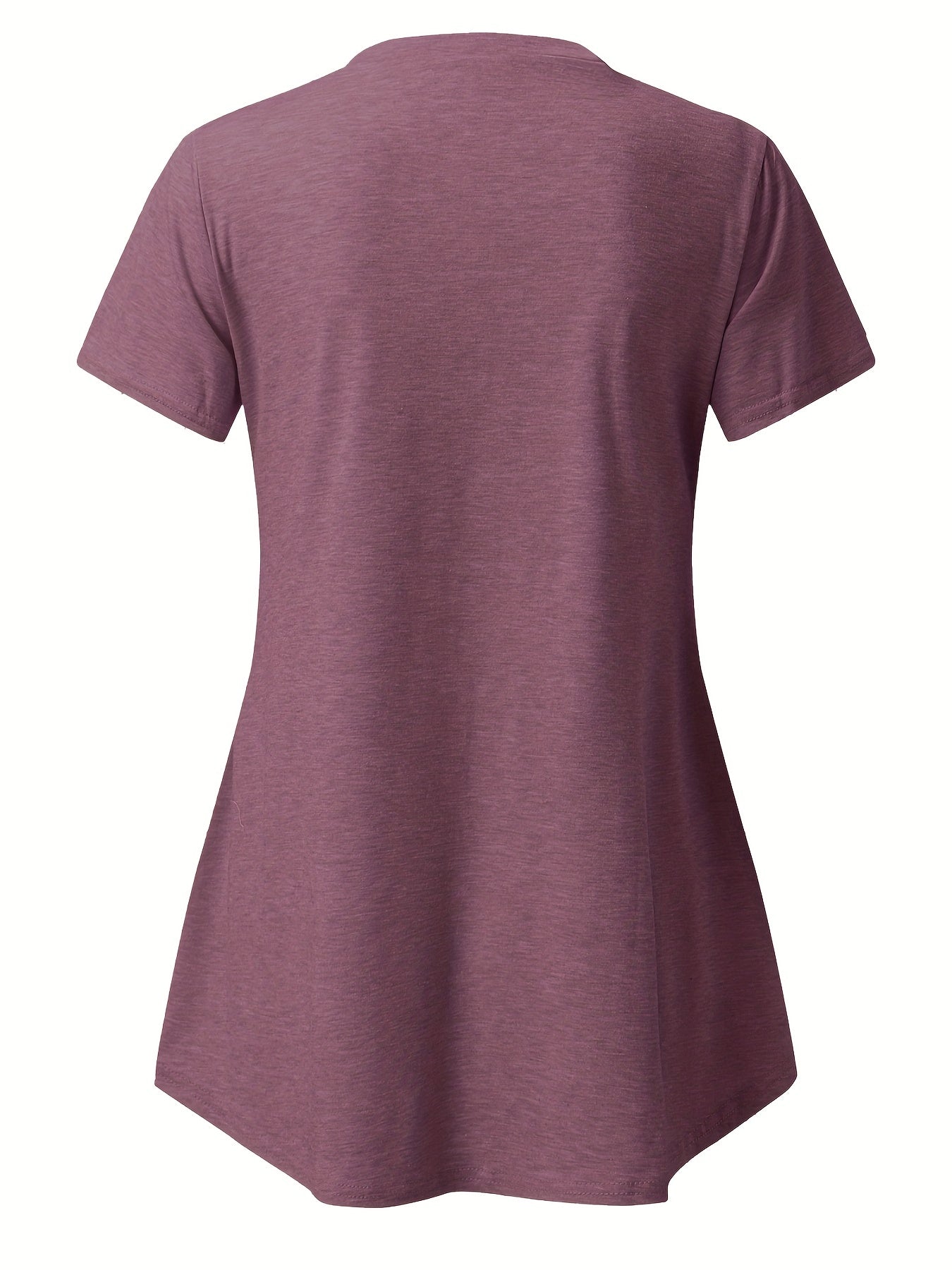 Women's Maternity Nursing T-shirt, Casual Mid Stretch Breathable Breastfeeding Pregnancy Top For Outdoor