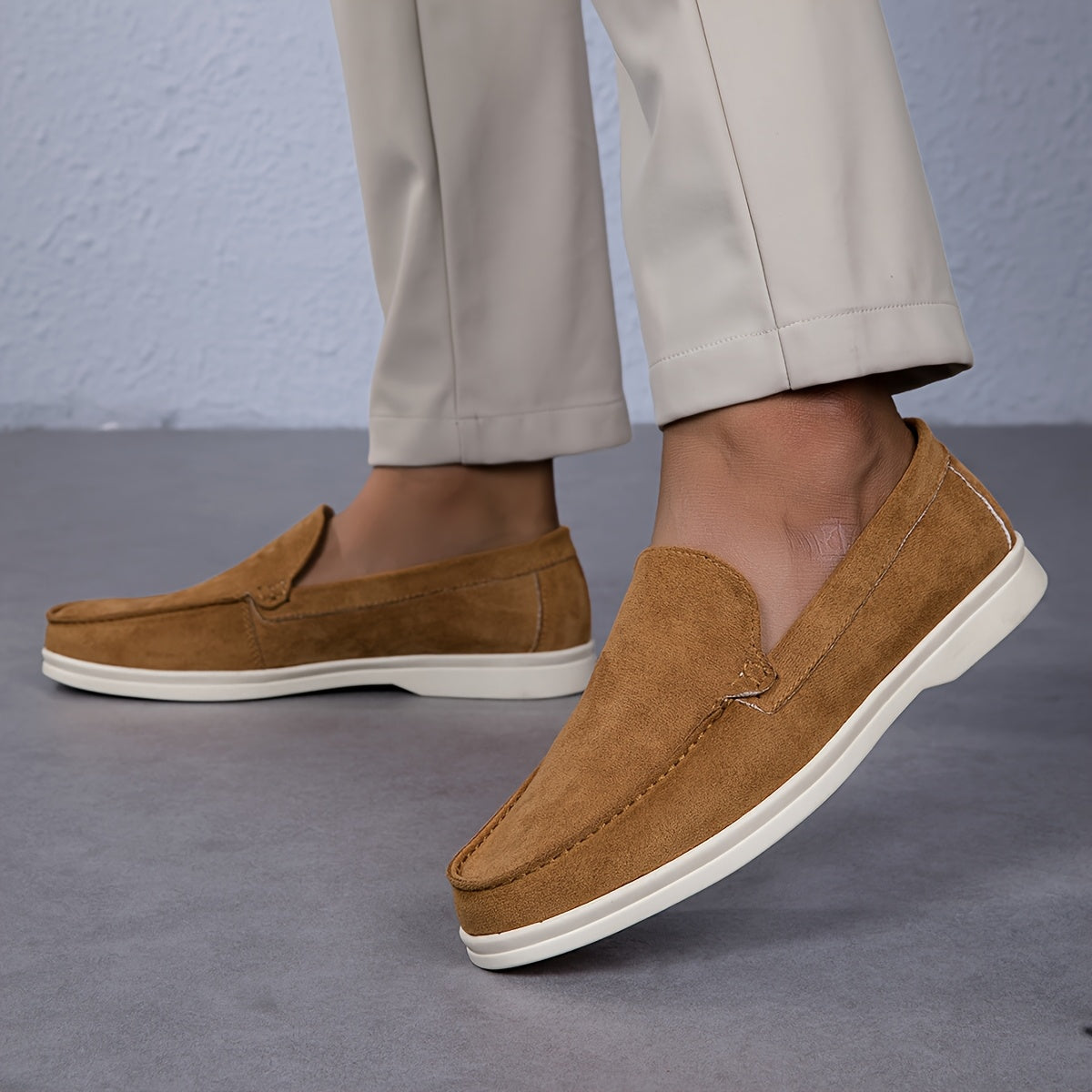 Sapatos Masculinos Slip-On – Estilo Casual e Formal com Palmilha Confortável