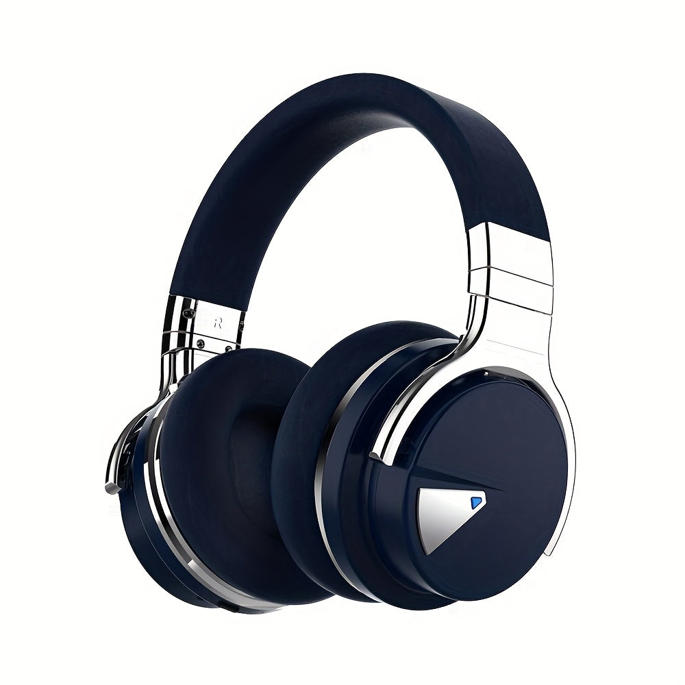 Wireless Headphones, Active Noise Cancelling Headphones with Microphone, Deep Bass, Over Ear Headphones, Comfortable Fit, 30H Playtime