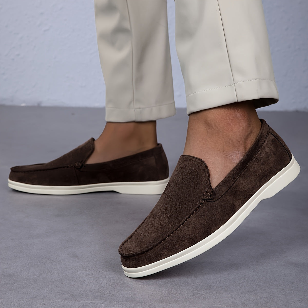 Sapatos Masculinos Slip-On – Estilo Casual e Formal com Palmilha Confortável