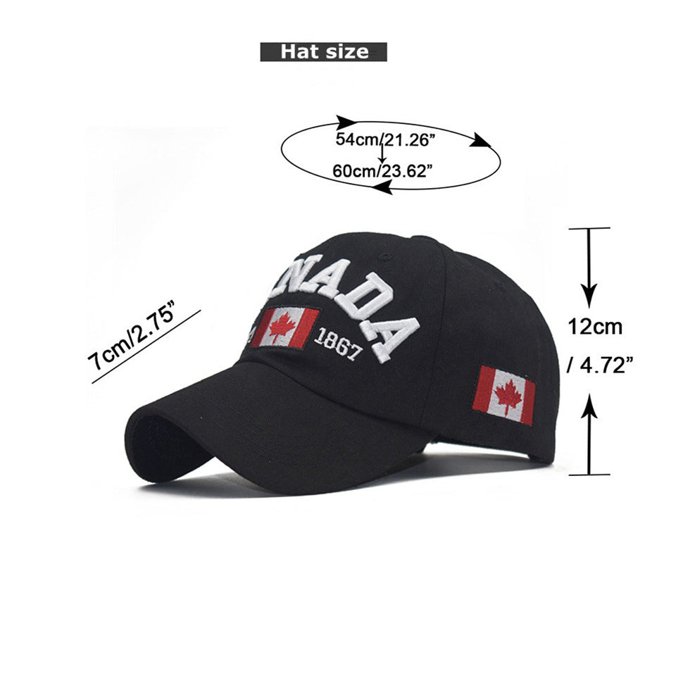 Unisex CANADA All-match Sports Baseball Cap