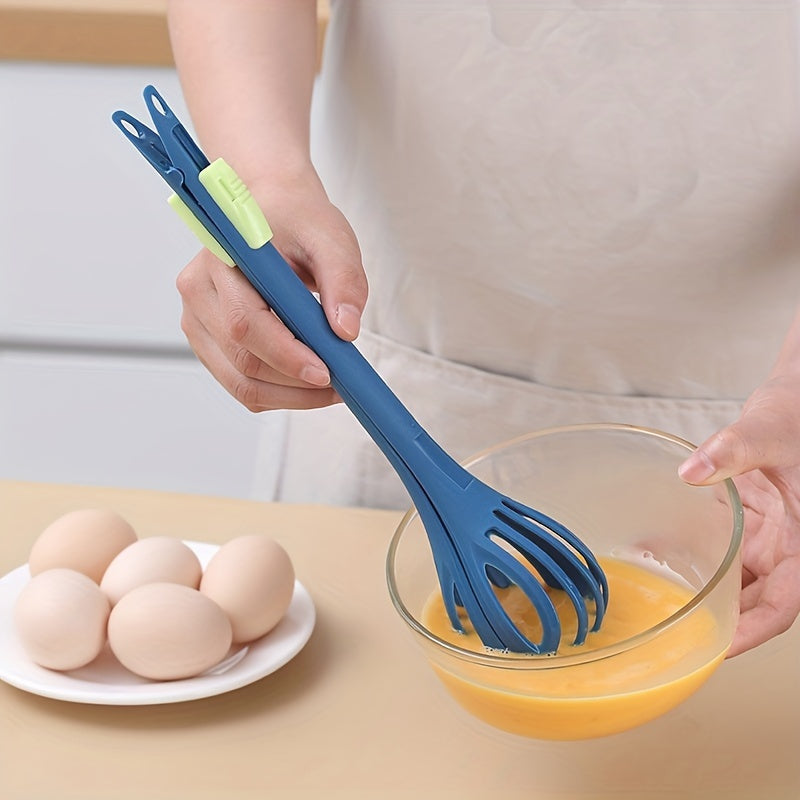 1pc, 5.08 Cm 1 Food Egg Whisk, Multi Function Egg Beater, Bread Clip Manual Blender, Baking Household Tools, Household Supplies, Baking Tools, Quickly Mixing Eggs Supplies, Kitchen Accessories, Kitchen Appliances, Kitchen Gad