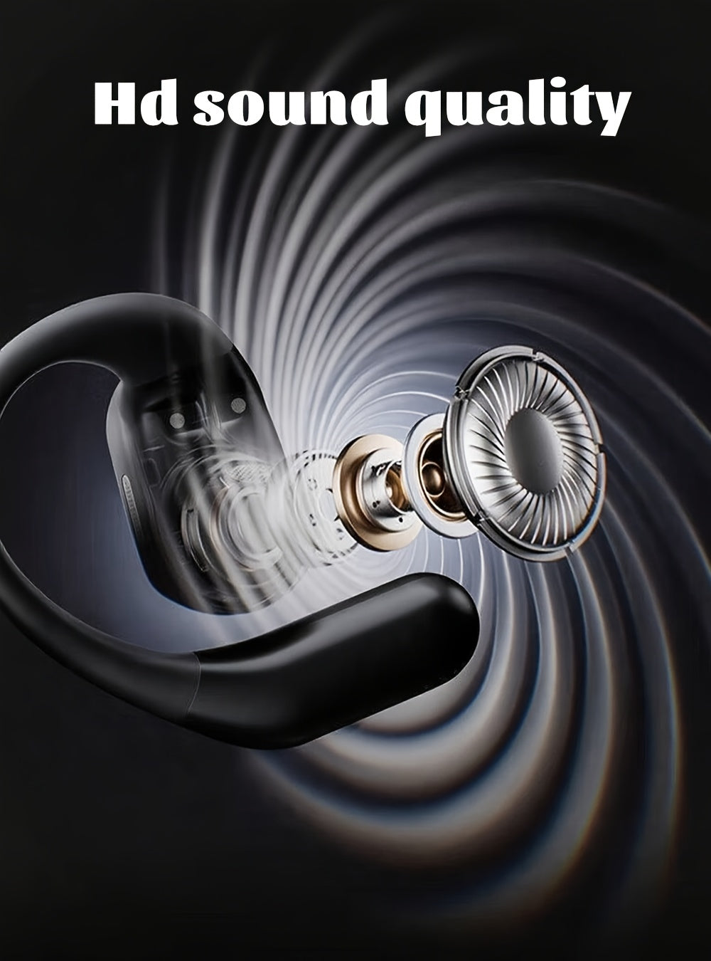 For Philips TAT3759 Over The Ear Wireless Headphones | Premium ENC Noise Cancellation | 500mAh Long-Lasting Battery | 32H Playtime (9H+ Single Earbud Playtime) | Wireless 5.4 | Lightweight ABS Design | Built-in Mic for Calls