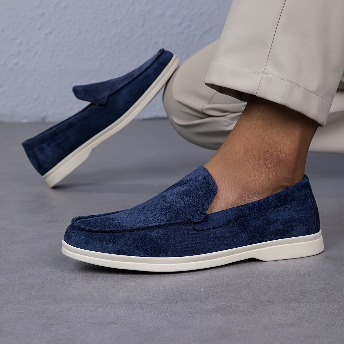 Sapatos Masculinos Slip-On – Estilo Casual e Formal com Palmilha Confortável