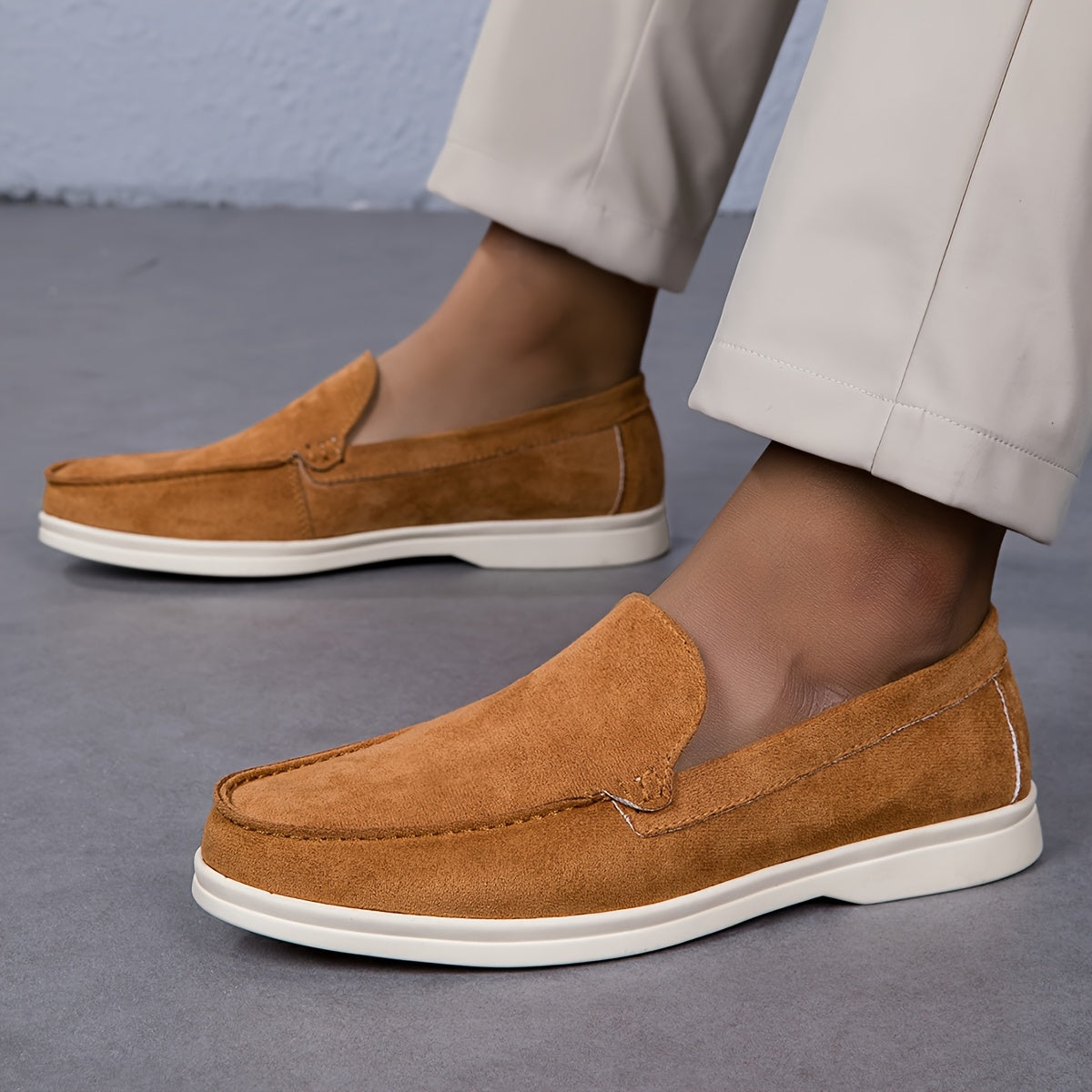 Sapatos Masculinos Slip-On – Estilo Casual e Formal com Palmilha Confortável