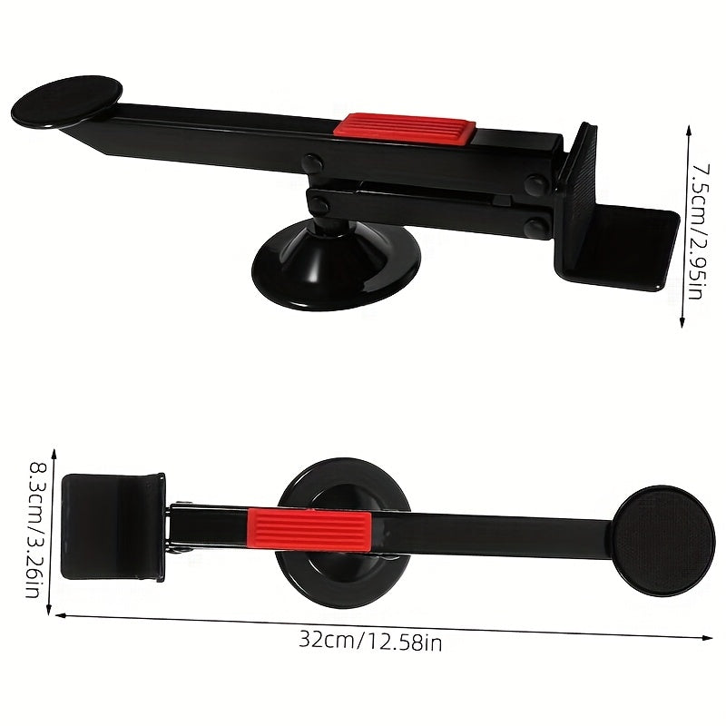 Heavy-Duty Metal Door Lifter for Home & Office - Manual Push-Open Tool with Adjustable Suction Cups, No Battery Needed, Multi-Functional Ergonomic Design for Metal Doors, Door Opener, Modern Tool Design, Sturdy Construction