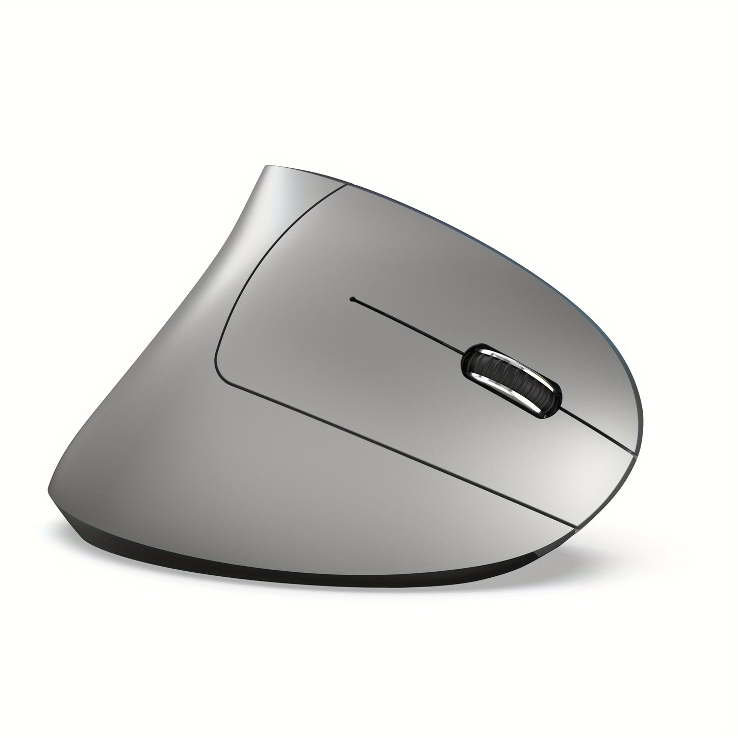 HXSJ Dual-Mode Wireless Vertical Mouse, Large Battery, Suitable for PC Laptops and Desktops! Ideal for Office and Travel, USB Charging, Optical Movement Detection, Right-Handed, Plastic Material, Windows 7 Compatible, No Char
