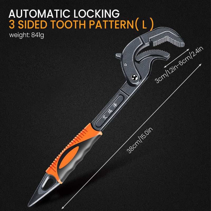 Universal Wrench Multifunctional Opening Wrench Adjustable Ratchet Spanner Hand Repair Tools