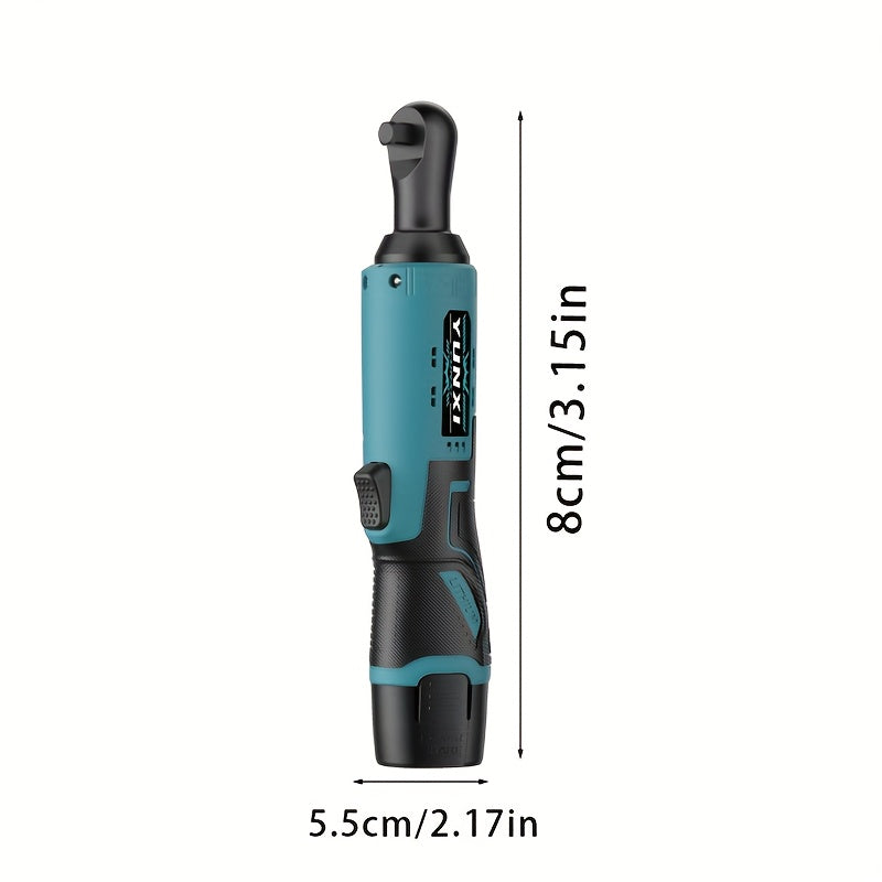 Wireless portable ratchet wrench set, variable speed trigger, electric ratchet wrench, rechargeable car repair tool, suitable for car repair and DIY work, electric ratchet wrench, Vehicle Servicing, Mechanical Work, Ergonomic