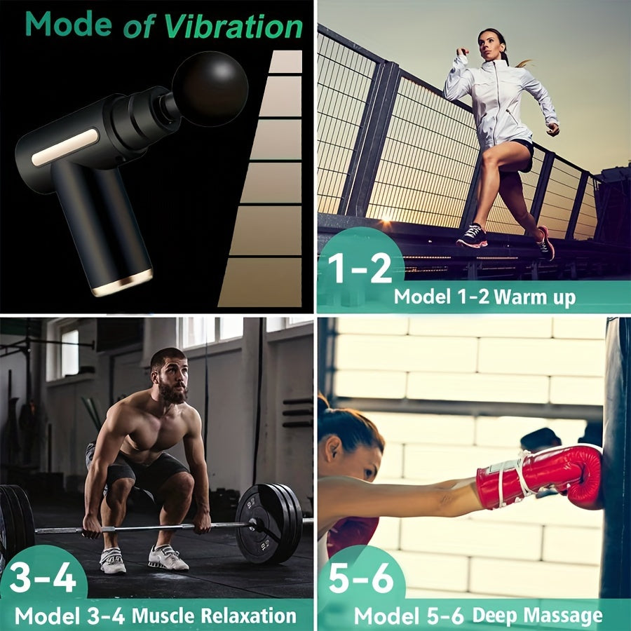 Powerful Professional Percussion Gym Sports Muscle Deep Tissu Fascia Mini For Neck Back Muscle Deep Vibration Relax Fitness Pocket Massage Gun