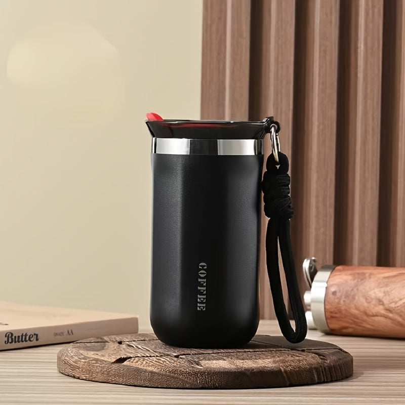 Stainless Steel Insulated Coffee Mug - 304 Stainless Steel, Portable & Durable for Outdoor Use, Perfect Gift for Men and Women
