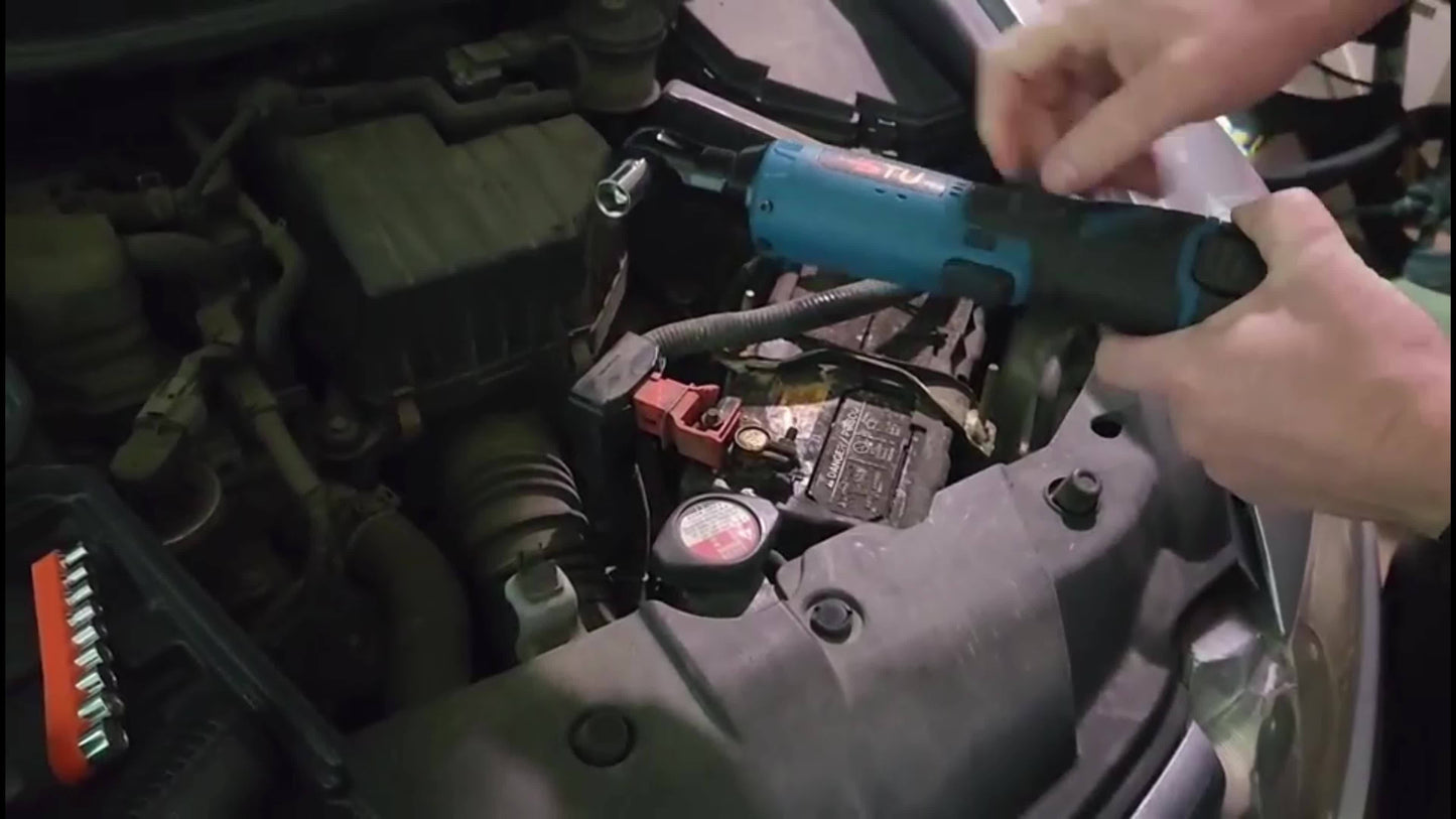 2025 New Electric Wrench, Portable Ratchet Wrench, Automotive Maintenance Angle Crane Installation Tool, Effort-Saving Quick-Release Wrench for Home Renovation, Ergonomic Socket Design, Featuring Adjustable Speed Trigger, Ide