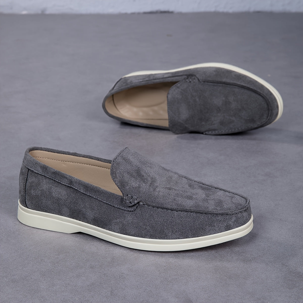 Sapatos Masculinos Slip-On – Estilo Casual e Formal com Palmilha Confortável