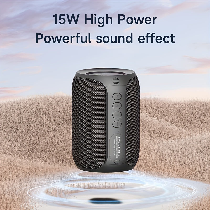 ZEALOT S32Pro 15W Wireless Speaker, Portable Bass, TWS Supports Dual Pairing, 3600mAh Battery, RGB Light, 10 Hours of Gaming Time, Loud Stereo, Charging Cable And Auxiliary Cable, Compatible With Memory Card/usb Insert, Suita