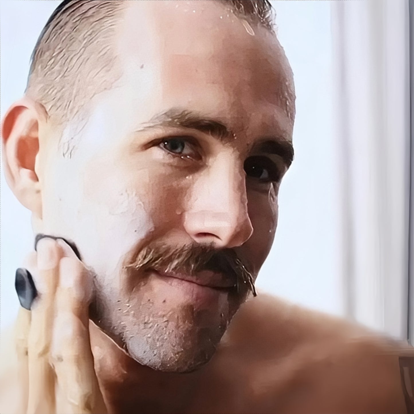 Gentle Silicone Facial Scrubber - Fragrance-Free, Long-Lasting Exfoliating Face Cleanser & Soft Massage Pad for Men's Bathroom Essentials