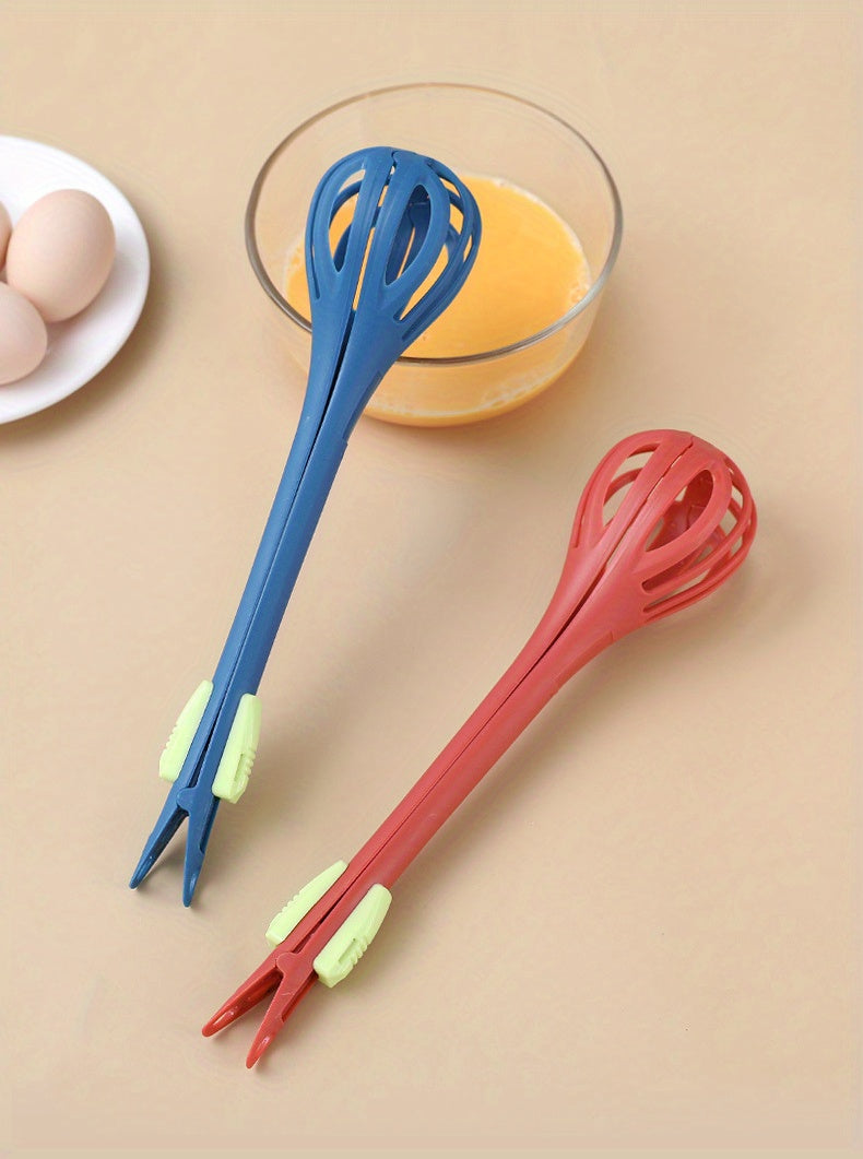 1pc, 5.08 Cm 1 Food Egg Whisk, Multi Function Egg Beater, Bread Clip Manual Blender, Baking Household Tools, Household Supplies, Baking Tools, Quickly Mixing Eggs Supplies, Kitchen Accessories, Kitchen Appliances, Kitchen Gad