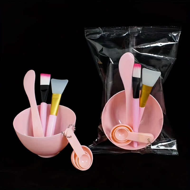 Face Mask Mixing Bowl Set, 7 In 1 DIY Facemask Mixing Tool Kit, Facial Mask Bowl Stick Spatula Silicone Face Mask Brush Soft Face Brushes Spoons