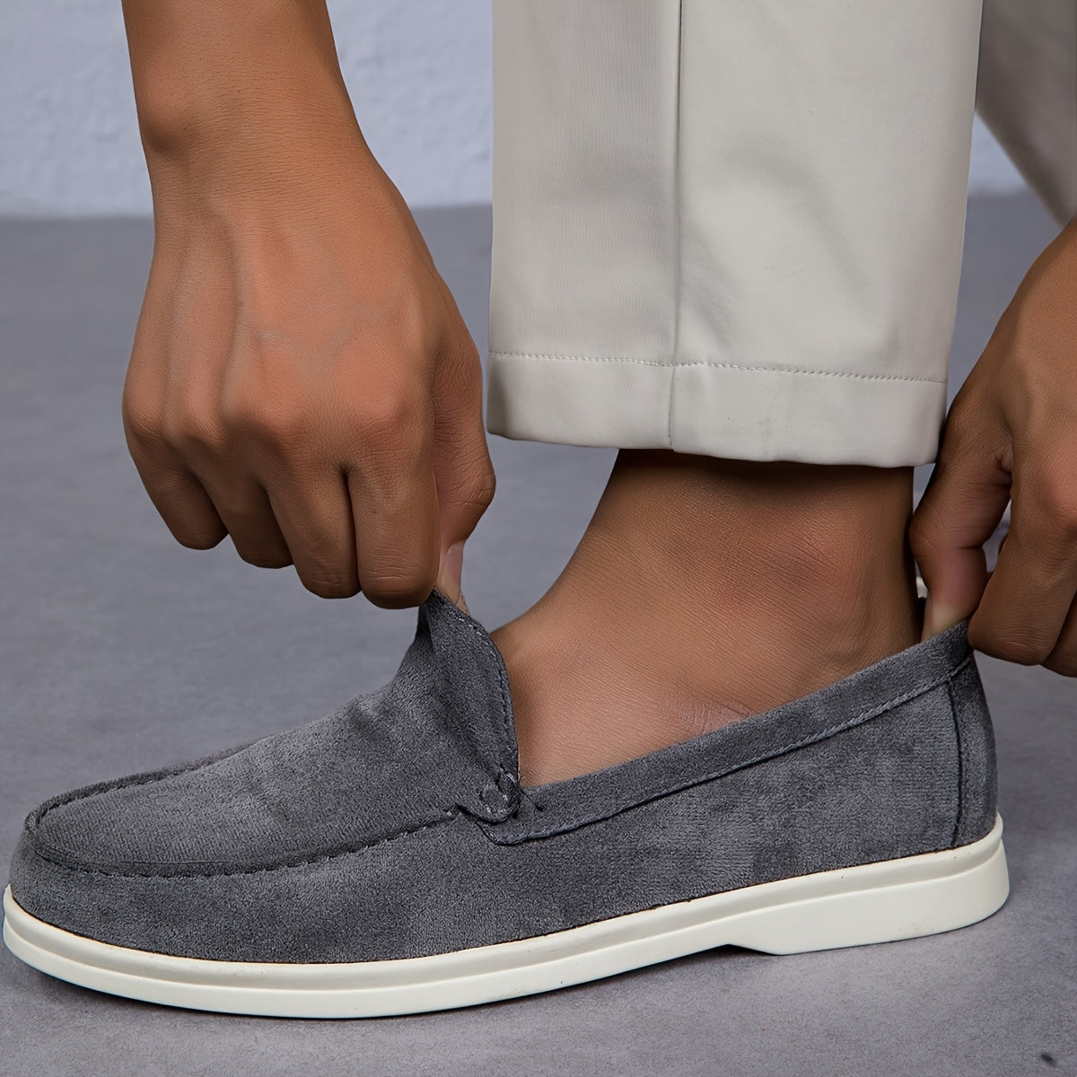 Sapatos Masculinos Slip-On – Estilo Casual e Formal com Palmilha Confortável