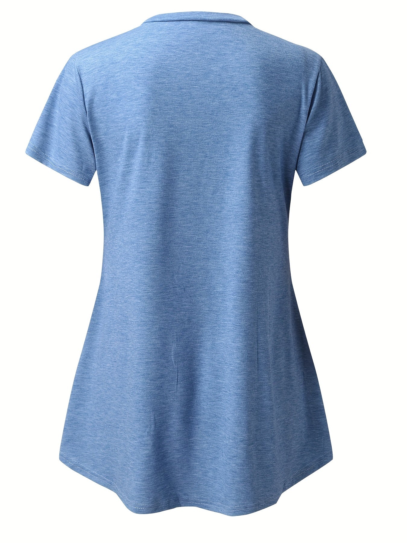 Women's Maternity Nursing T-shirt, Casual Mid Stretch Breathable Breastfeeding Pregnancy Top For Outdoor