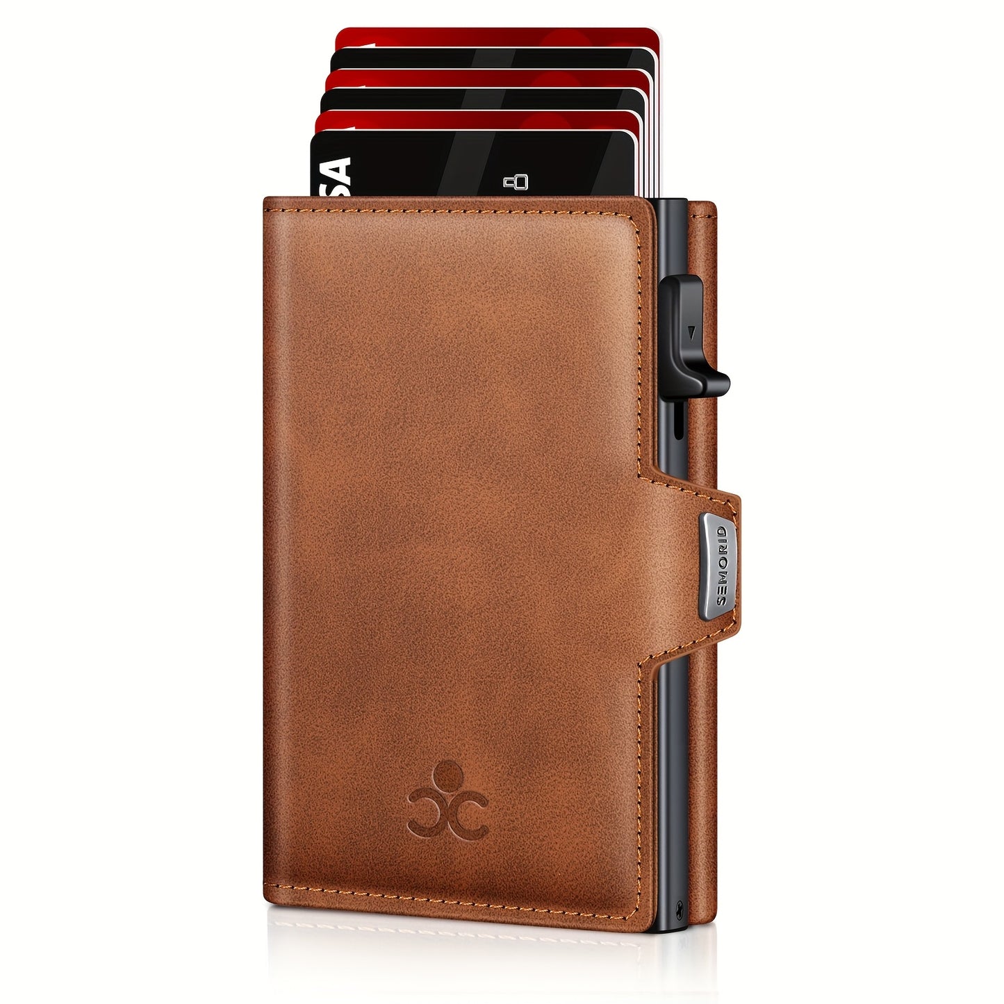 Men Wallet Front Pocket RFID Blocking Card Holder Gift for Men