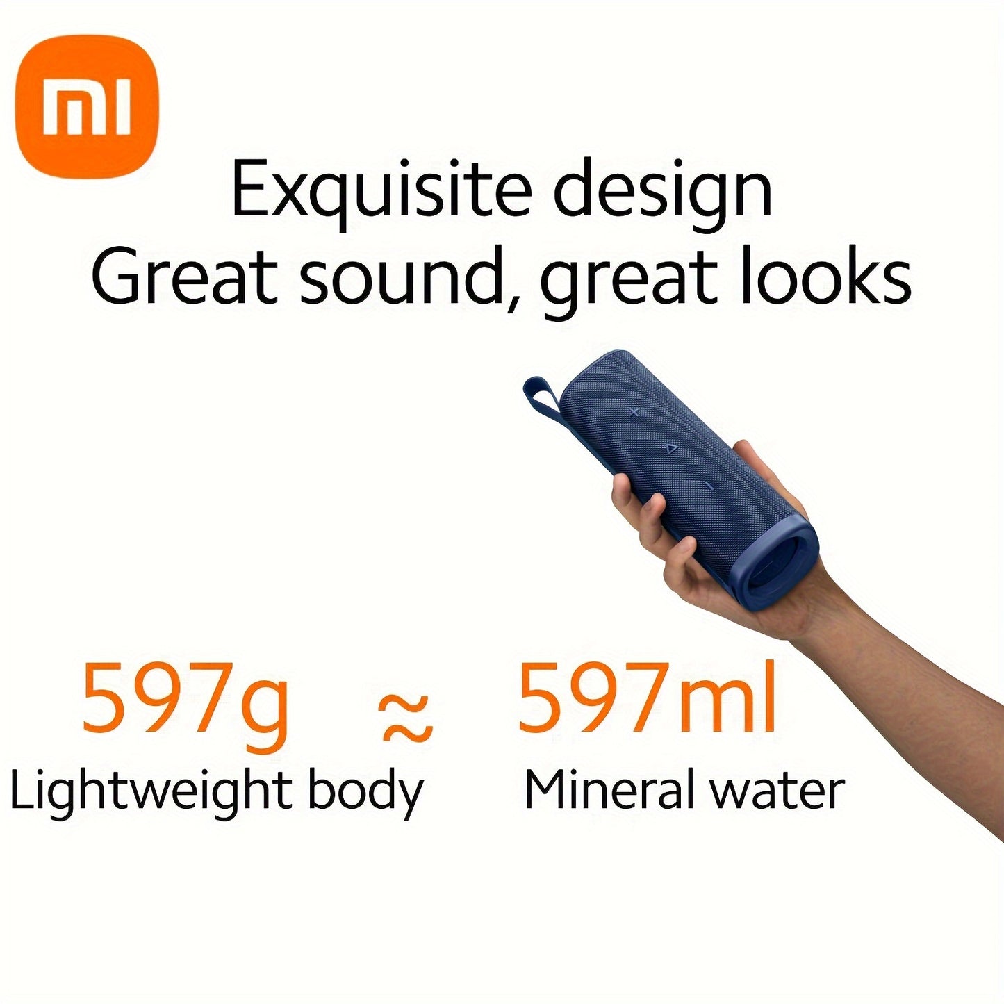 Xiaomi Sound Outdoor Speaker - 30W Output, Up to 12-hour Playtime And 100 Speakers Pair, Support Stereo Combo, Wireless 5.4, Hands-free Calling