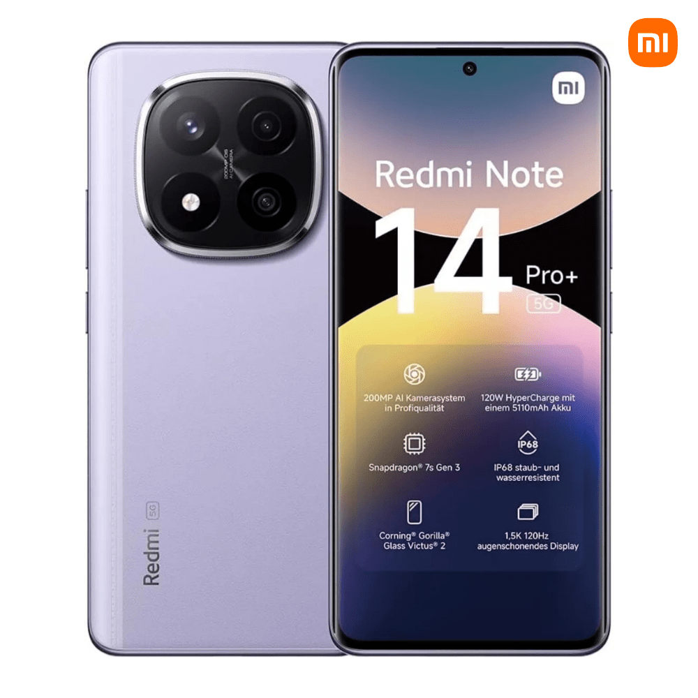 Xiaomi Redmi Note 14 Pro Plus 12GB+512GB 5G Smartphone Snapdragon 7s Gen 3 6.67" AMOLED Display 200MP Triple Camera 120W HyperCharge