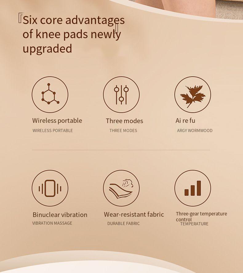 Intelligent Charging, Heating, Vibration Knee Massage Instrument For Middle-aged And Elderly People's Shoulder And Knee Dual Use