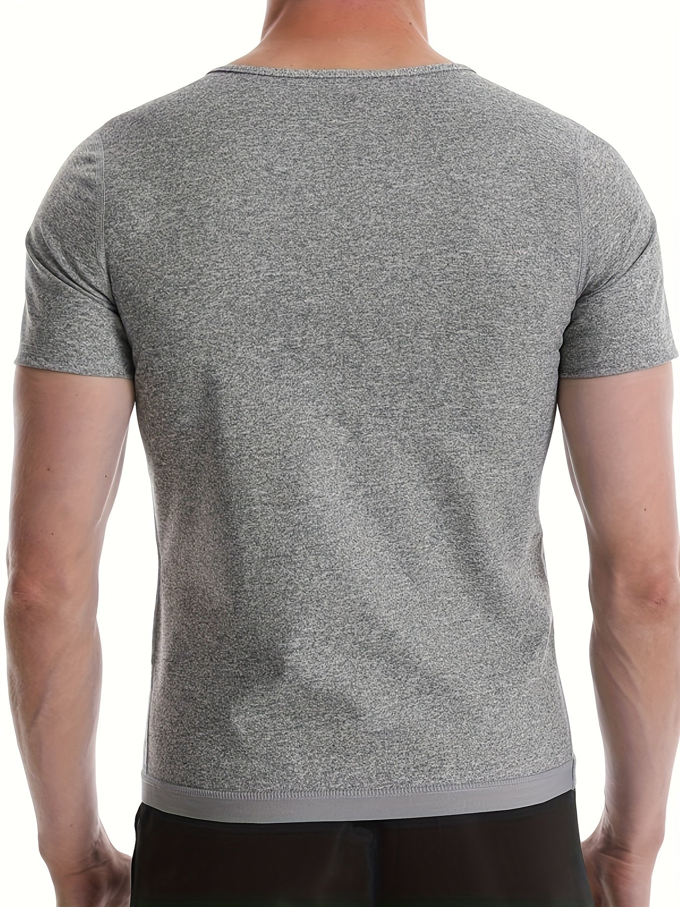 Men's Sweat Sauna Suit: Compression Body Shaper T-Shirt :Burn Fat & Shape Your Body, PU Coating For Warmth