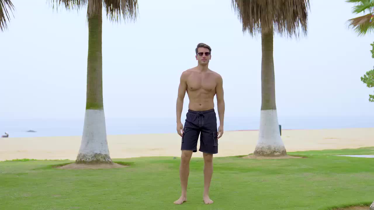 Men'S Big & Tall Quick-Dry Swim Trunks - Olive Green Beach Shorts with Adjustable Drawstring, Pockets, and Durable Polyester Fabric for Summer, Summer Swimwear | Adjustable Drawstring Shorts | Quickdry Material, Bathing Suits