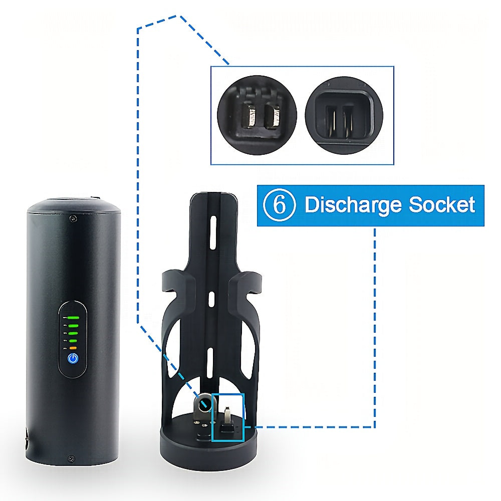 36V 10.5Ah High-Capacity E-Battery with door and lock - Compatible with 250W/350W/500W motors, Bafang BBS01 system, 800 cycle life, 5 years, lightweight and durable aluminum construction, 20A fast charging, compatible with front/rear wheel motors.