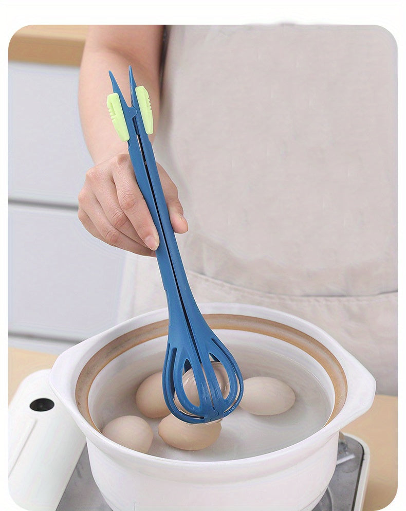 1pc, 5.08 Cm 1 Food Egg Whisk, Multi Function Egg Beater, Bread Clip Manual Blender, Baking Household Tools, Household Supplies, Baking Tools, Quickly Mixing Eggs Supplies, Kitchen Accessories, Kitchen Appliances, Kitchen Gad
