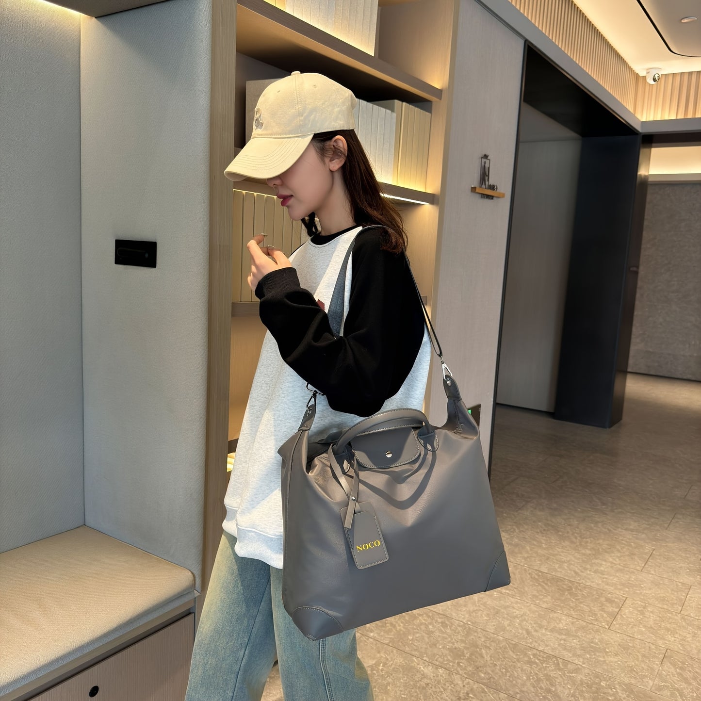 6 Colors Available-------------New Large Capacity Lightweight Travel Bag, Sports Gym Bag, Carry-On Luggage, Travel Duffel Bag