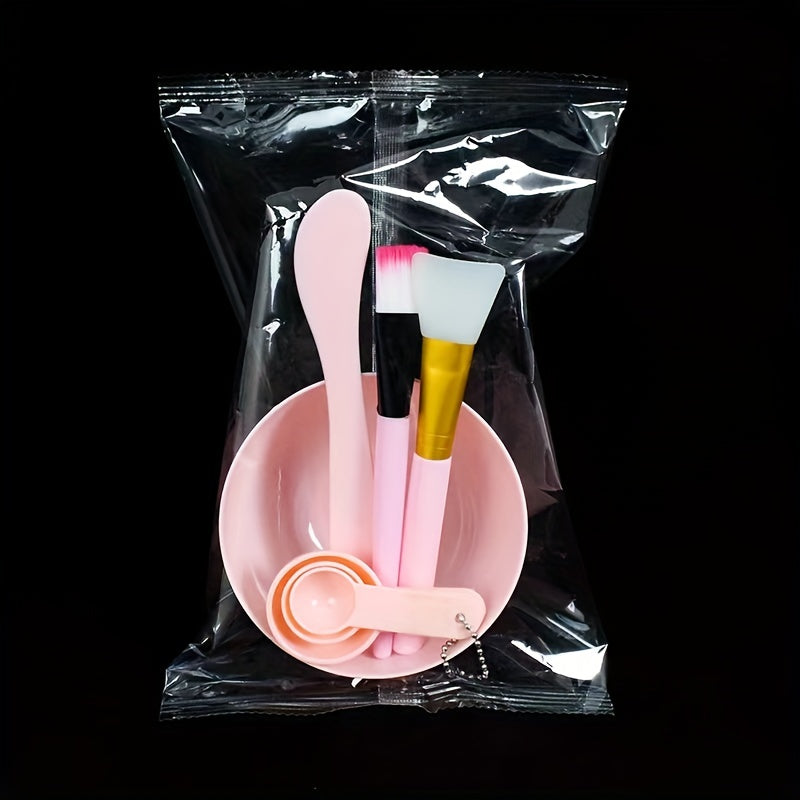 Face Mask Mixing Bowl Set, 7 In 1 DIY Facemask Mixing Tool Kit, Facial Mask Bowl Stick Spatula Silicone Face Mask Brush Soft Face Brushes Spoons