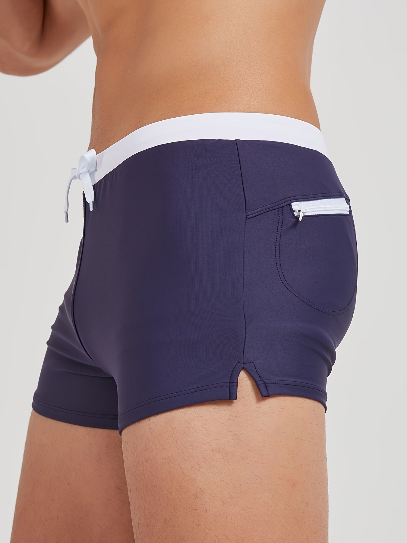 Drawstring Swimming Trunks New Swimwear Men's Briefs Sexy Sunga Hot Swimsuit Men's Swim Beach Shorts Summer